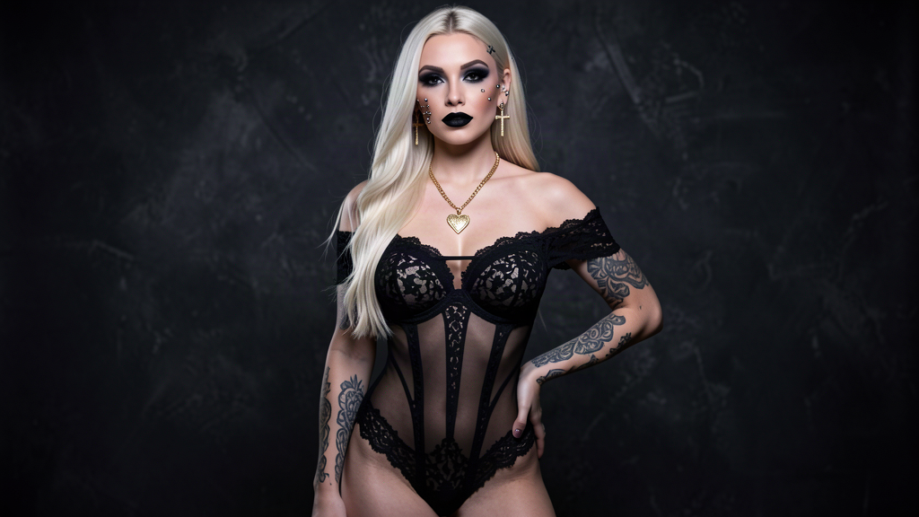 Black lace off-shoulder cut-out mesh bodysuit with sheer panels